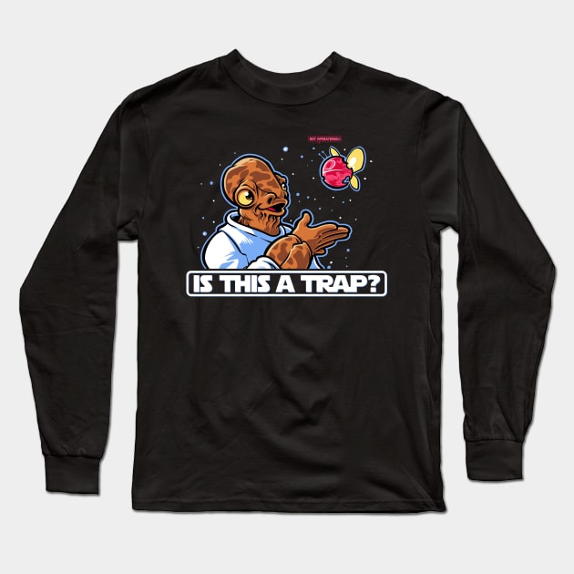 Is This A Trap? Long Sleeve T-Shirt by obvian